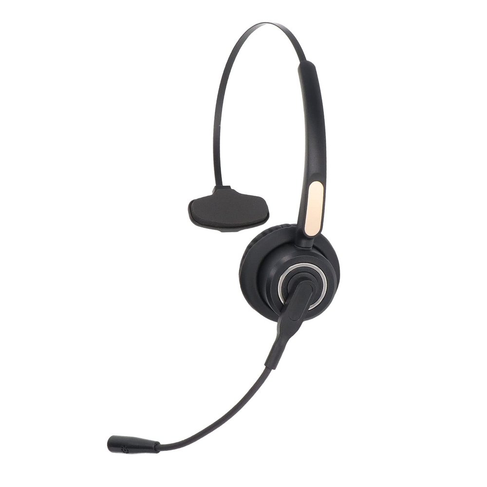 ANGGREK USB Headset, ABS 5.0 Call Center Headset Plug and Play for Home