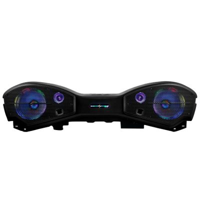 DS18 JL24-SBAR22/BKLD Loaded Overhead Sound Bar with Digital LED Lights - Compatible with Jeep JL/JLU/JT 2024 - Plug & Play Easy Installation