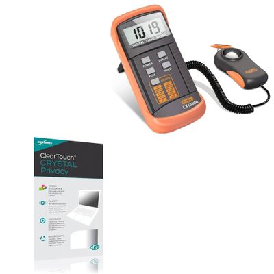 BoxWave Screen Protector Compatible with Dr.Meter Digital Illuminance Light Meter LX1330B - ClearTouch Crystal Privacy (2-Pack), Privacy Screen Protector Flexible Film Clear