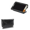 BoxWave Case Compatible with Humanware Explore 5 - Elite Leather Messenger Pouch, Synthetic Leather Cover Case Envelope Design - Jet Black view 1