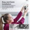 5G&2.4G Wifi Light Bulb Security Camera Wireless Outdoor,Indoor Home Security Cameras,3K Light Socket Security Camera Dotcom,Screw in Camera,360Color Night Vision,Camera Motion Sensor Alarm 1(pcs) view 3