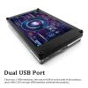 Computer Temp Monitor, 3.5in Computer Temp Monitor USB Mini Screen for AIDA64 PC CPU RAM Sensor Panel Display Data Monitor for for Linux for view 4