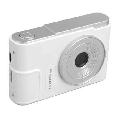 Digital Camera, 48MP 4K Digital Cameras for Photography, Autofocus 1080P Vlog Camera with 16x Zoom Anti Shake, Point & Shoot Digital Cameras CCD Camera for Students (White)
