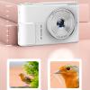 Digital Camera, 48MP 4K Digital Cameras for Photography, Autofocus 1080P Vlog Camera with 16x Zoom Anti Shake, Point & Shoot Digital Cameras CCD Camera for Students (White) view 2