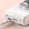 Digital Camera, 48MP 4K Digital Cameras for Photography, Autofocus 1080P Vlog Camera with 16x Zoom Anti Shake, Point & Shoot Digital Cameras CCD Camera for Students (White) view 3