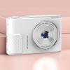 Digital Camera, 48MP 4K Digital Cameras for Photography, Autofocus 1080P Vlog Camera with 16x Zoom Anti Shake, Point & Shoot Digital Cameras CCD Camera for Students (White) view 4