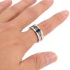 Smart Ring Health Tracker, Touch Control Fitness Smart Ring with Charging Base, Sleep Tracking Wearable, Waterproof, 4-6 Days Battery Life (Size 8) view 1