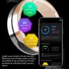 Smart Ring Health Tracker, Touch Control Fitness Smart Ring with Charging Base, Sleep Tracking Wearable, Waterproof, 4-6 Days Battery Life (Size 8) view 3
