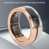 Smart Ring Health Tracker, Touch Control Fitness Smart Ring with Charging Base, Sleep Tracking Wearable, Waterproof, 4-6 Days Battery Life (Size 8) view 4