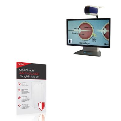BoxWave Screen Protector Compatible with Freedom Scientific Onyx Deskset HD (22 in) - ClearTouch Anti-Glare ToughShield 9H (2-Pack), Anti-Glare 9H Tough Flexible Film Screen Protector