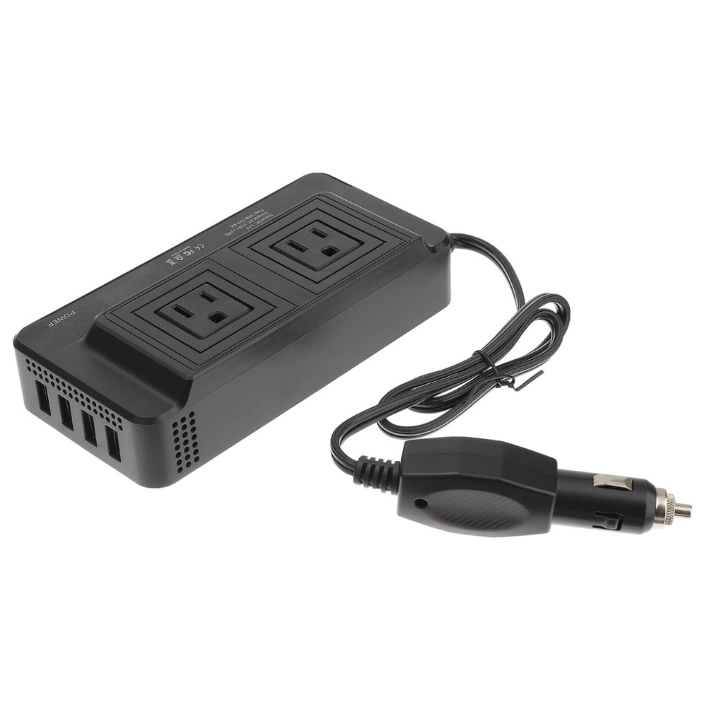 Beatifufu 12v Car Power Inverter to Converter for Cars Trucks Rvs Compact Design for Charging Tablets Cameras More Easy Installation Lightweight Portable