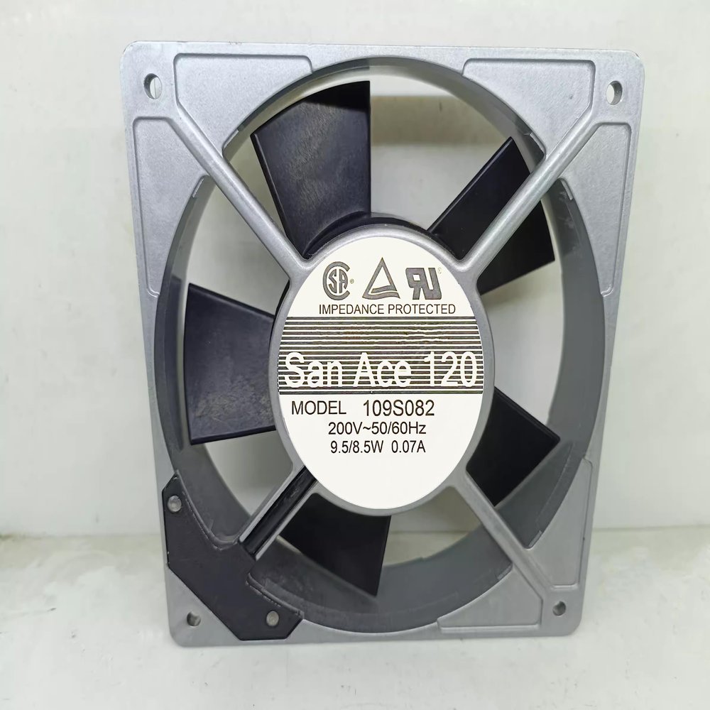 109S082 2-pin AC 200V 0.07A 9.5/8.5W 120x120x25mm Cooling Fan