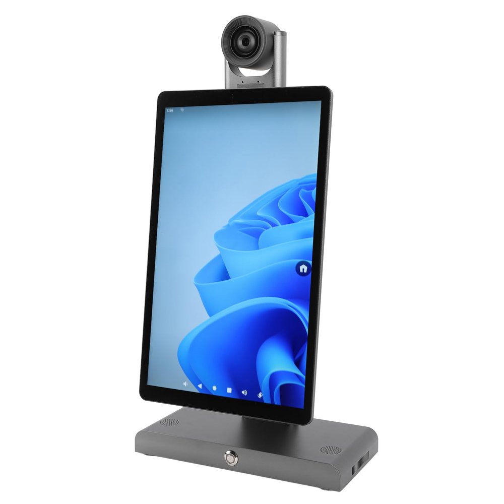 Tabletop Live Streaming Machine, 15.6 Inch Professional 8G 128G Interactive Screen for Beauty Live Supports Green Screen Keying Virtual Background for Easy Broadcasting (US Plug)