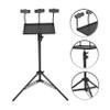 SECFOU 1set Projector Stand with Phone Holder Durable Tripod Tray for Live Streaming Laptops and Outdoor Use Height Reinforced Stability view 2