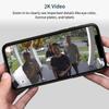 Arlo Essential Security Wireless 2K Camera with Spotlight, Indoor/Outdoor, 2nd Gen, 2-Way Audio, Color Night Vision, Motion Activation, Real Time Notifications, White, VMC3450, 4-Pack (Renewed) view 3