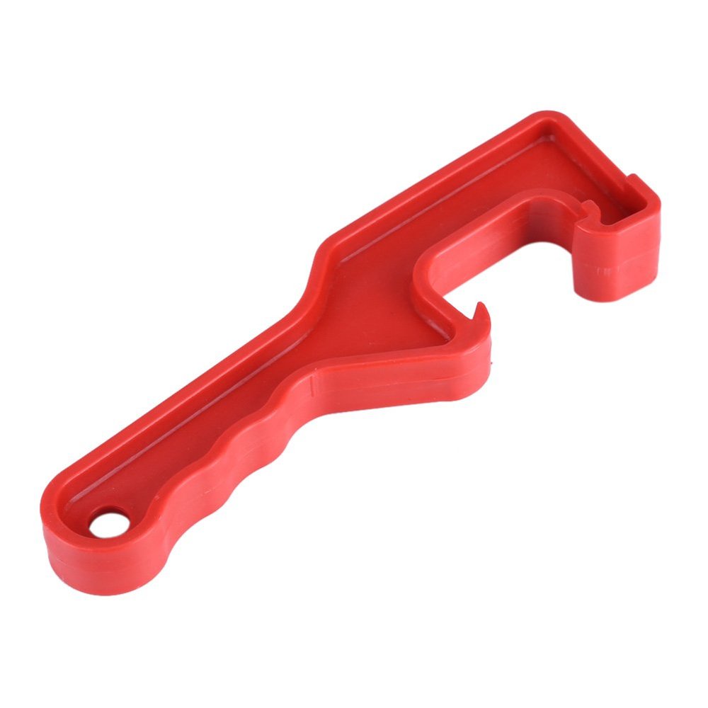 Bucket Opener, Strong Plastic Lid Pry Bar Tool for Home, Garage, Shop, Easy Opening Tool, Must Have for Every Household, Red (Red)