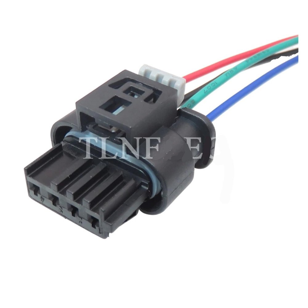 4 Pin Automobile Exhaust Electronic Valve Wiring Cable Connector with Wires Car Sealed Sockets 805-122-541(Female Wires)