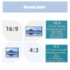 BERWDUXA Home Projector Screen Manual Pull Down 40 50 60in Projection Screen for Home Theater Office Game Movie Screen Support HD 3D 4K(30 Inch (4:3)) view 4