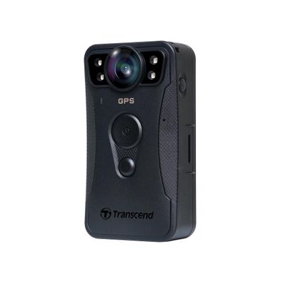 Transcend DPB40 DrivePro Body Camera 128GB, STARVIS 2 Police Body Camera with 1440P QHD/IP68 Waterproof/Electric Image Stabilization/Night Vision/WiFi/Bluetooth/GPS, for Law Enforcement, Delivery