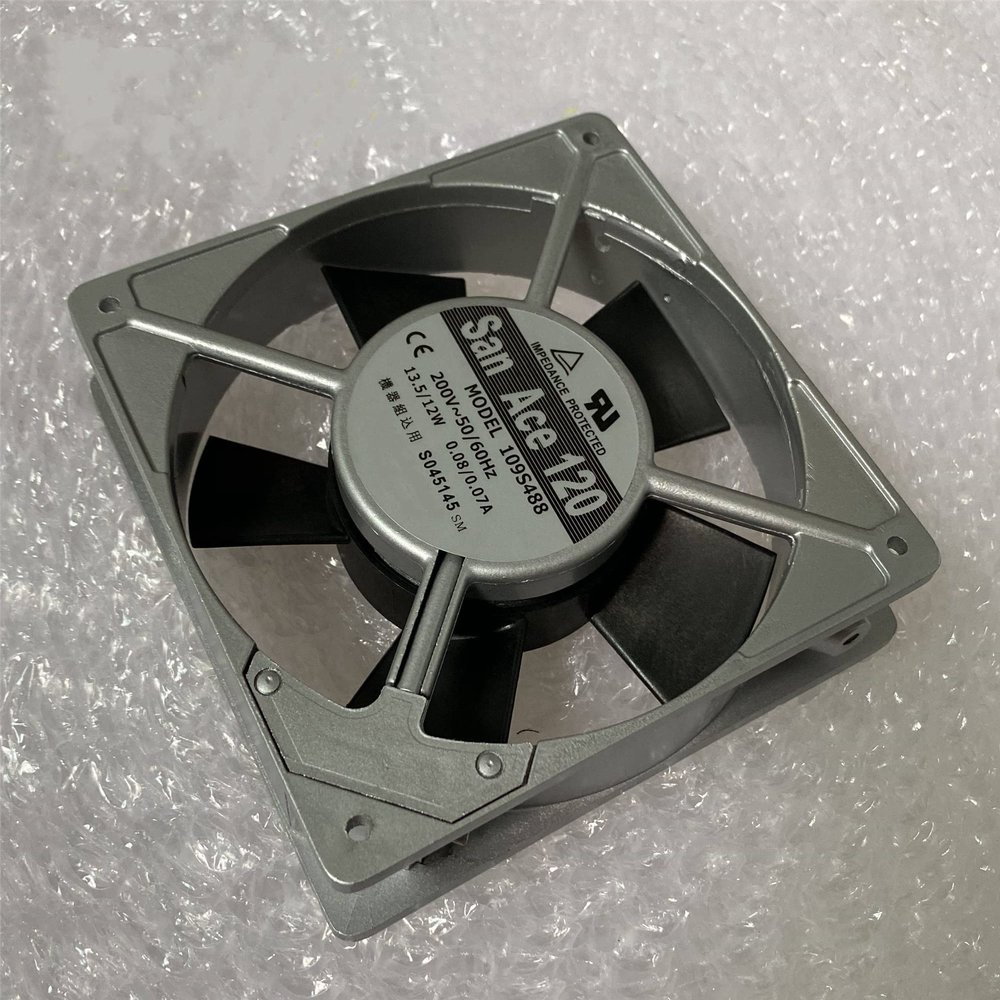 109S488 2-pin AC 200V 0.08/0.07A 13.5/12W 120x120x25mm Cooling Fan