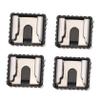 OSALADI 4pcs Hot Shoe Mount Light Stand Adapter for Cameras Easy to Install Flash Bracket Threaded Hole and Material for Use view 1