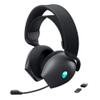 Alienware Tri-Mode Wireless Gaming Headset AW725H - Wired/Wireless, Bluetooth 5.3, Audio Output - 20 Hz, Mini-Phone (3.5mm), Battery Talk Time Up to 55 Hrs (Bluetooth), Dark Side of The Moon view 1