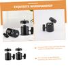 FAVOMOTO 2pcs Tripod Hot Shoe Mount for Camera Led Lights Microphones Photography Accessory for Monopods Light Stands and More view 2