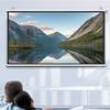BERWDUXA Manual Pull Down Projector Screen 60" 50" 40" 72" 30" Home Theater Movie Screen HD Wall Mount Projection Screen for Indoor Outdoor (4:3,50inch) view 1