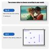 BERWDUXA Manual Pull Down Projector Screen 60" 50" 40" 72" 30" Home Theater Movie Screen HD Wall Mount Projection Screen for Indoor Outdoor (4:3,50inch) view 2