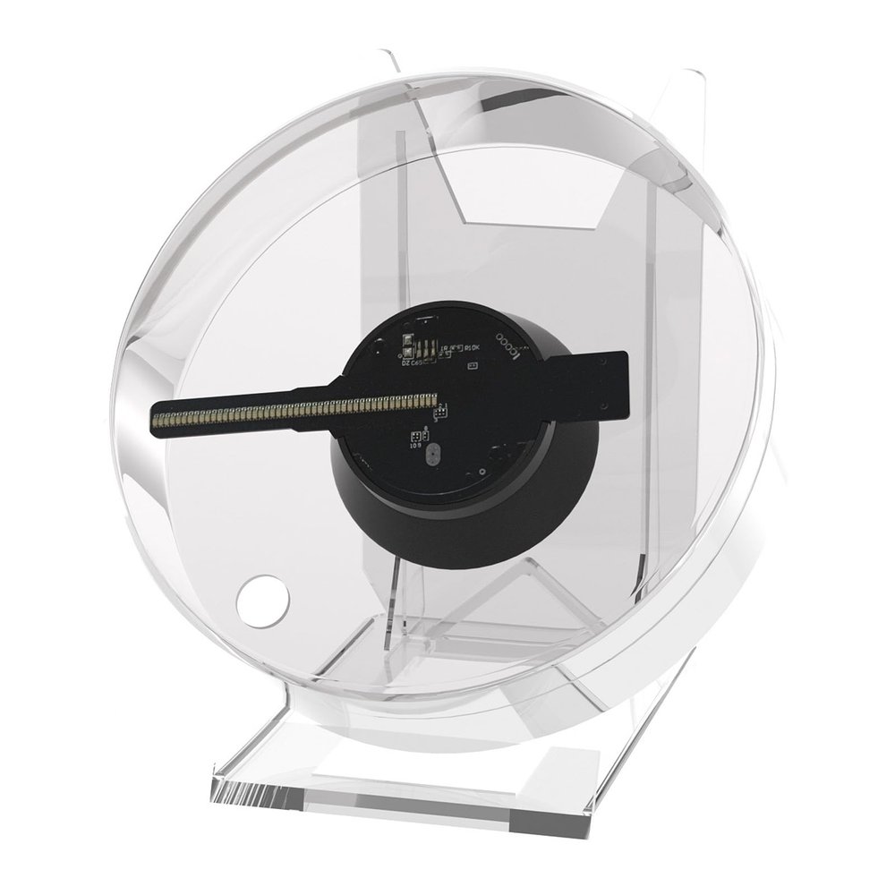 Hologram Fan, 88*88mm 3D Hologram Fan Holographic Projector with 480*480 resolution Design for excellent 3D effects