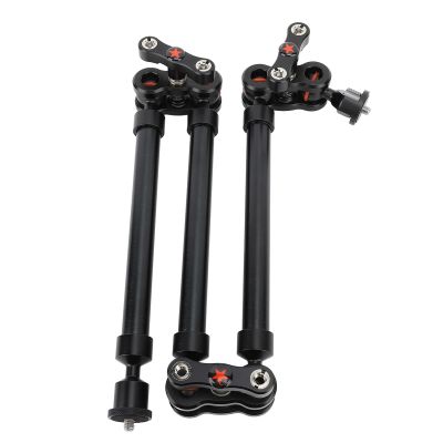 Camera Desk Mount Stand, Heavy Duty Articulating Camera Arm, Table Mount Camera Stand Adjustable for Cameras, Smartphones, Microphones, Fill Lights, Monitors 755mm(Black)