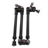 Camera Desk Mount Stand, Heavy Duty Articulating Camera Arm, Table Mount Camera Stand Adjustable for Cameras, Smartphones, Microphones, Fill Lights, Monitors 755mm(Black) view 1