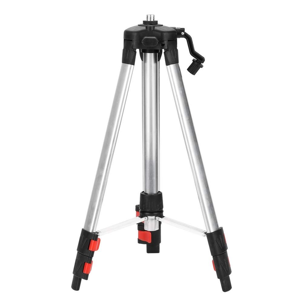 Level Tripod Holder, 1.2M Tripod Level Stand with Quick Release Plate, 90 Degrees Vertical Plate, 4, Section Legs, Non, Slip Rubber Feet, Suitable for Automatic Self Leveling