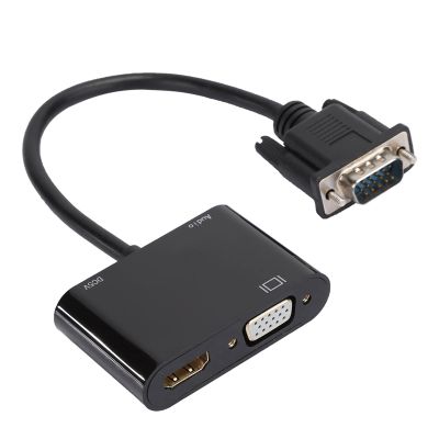 Video Converter, Converter Cable, HD Converter Up to 4Kx2K, Support Auto Detection for Computer Projector