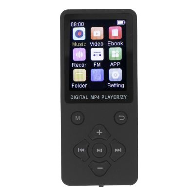 16GB Music Player,Mp3 Player with Bluetooth 5.0 and 1.8 Color Screen Digital Audio Players,HiFi Sound Music Player,Premium Audio Experience for Music Enthusiasts (Black)
