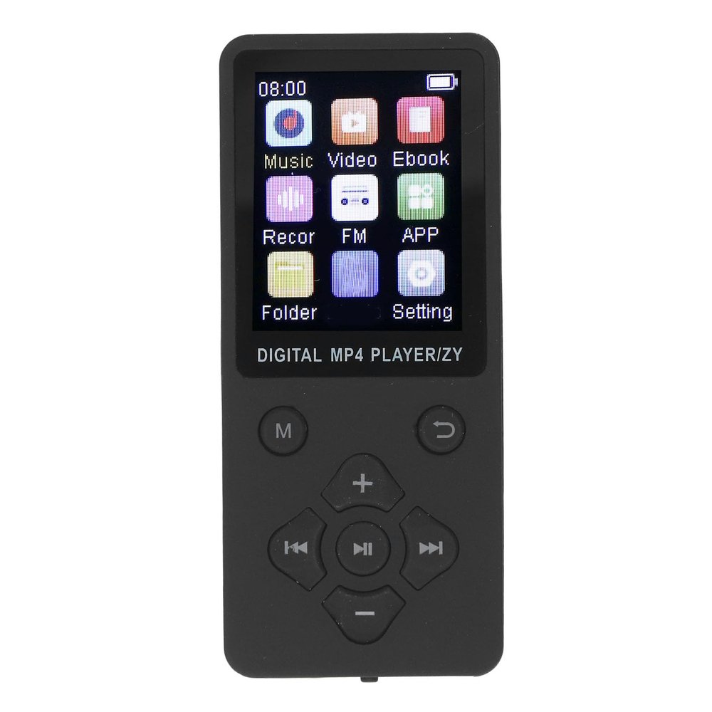 16GB Music Player,Mp3 Player with Bluetooth 5.0 and 1.8 Color Screen Digital Audio Players,HiFi Sound Music Player,Premium Audio Experience for Music Enthusiasts (Black)
