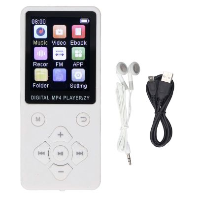 64GB MP3 Player & MP4 Player,Music Player with Bluetooth 5.0,1.8in Color Screen HiFi Portable Digital Music Player Built in Speaker,Supports Expanded Up to 128GB(Not Included)