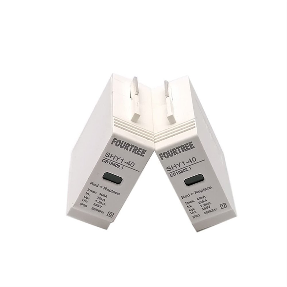BHOLSA SPD Replace Modular AC 275V 385V 420V Replacement Inserts for Lightning Surge Protector Low-Voltage Arrester Protective Device(1Pcs Modular 275V,20-40KA)