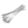 100pcs 304 stainless steel cable ties metal heavy duty cable ties wire and cable zip ties outdoor 4.6 x 200mm view 1