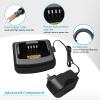 10 Pack CP110 Rapid Charger RLN6332A for Motorola RDU4100 RDM2070D RDV5100 RDU2020 RDU2080D RDV2020 RDV2080D RDM2080 RDU4160D Walkie Talkie Charger RLN6175 RLN6304 view 4