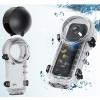 Coyktonty Invisible Dive Case for Insta360 X4,164ft/50M Waterproof Housing with 1/4 Threaded Hole,Quick Connect Magnetic Adapter Mount view 1
