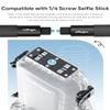 Coyktonty Invisible Dive Case for Insta360 X4,164ft/50M Waterproof Housing with 1/4 Threaded Hole,Quick Connect Magnetic Adapter Mount view 3