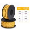 6m Cable Identification Wire, 10Pcs 0 to 9 Coded Clip on Plastic Cables Identification Wire Cord Cable Marker PVC Number Tube for Electronics Computers view 2