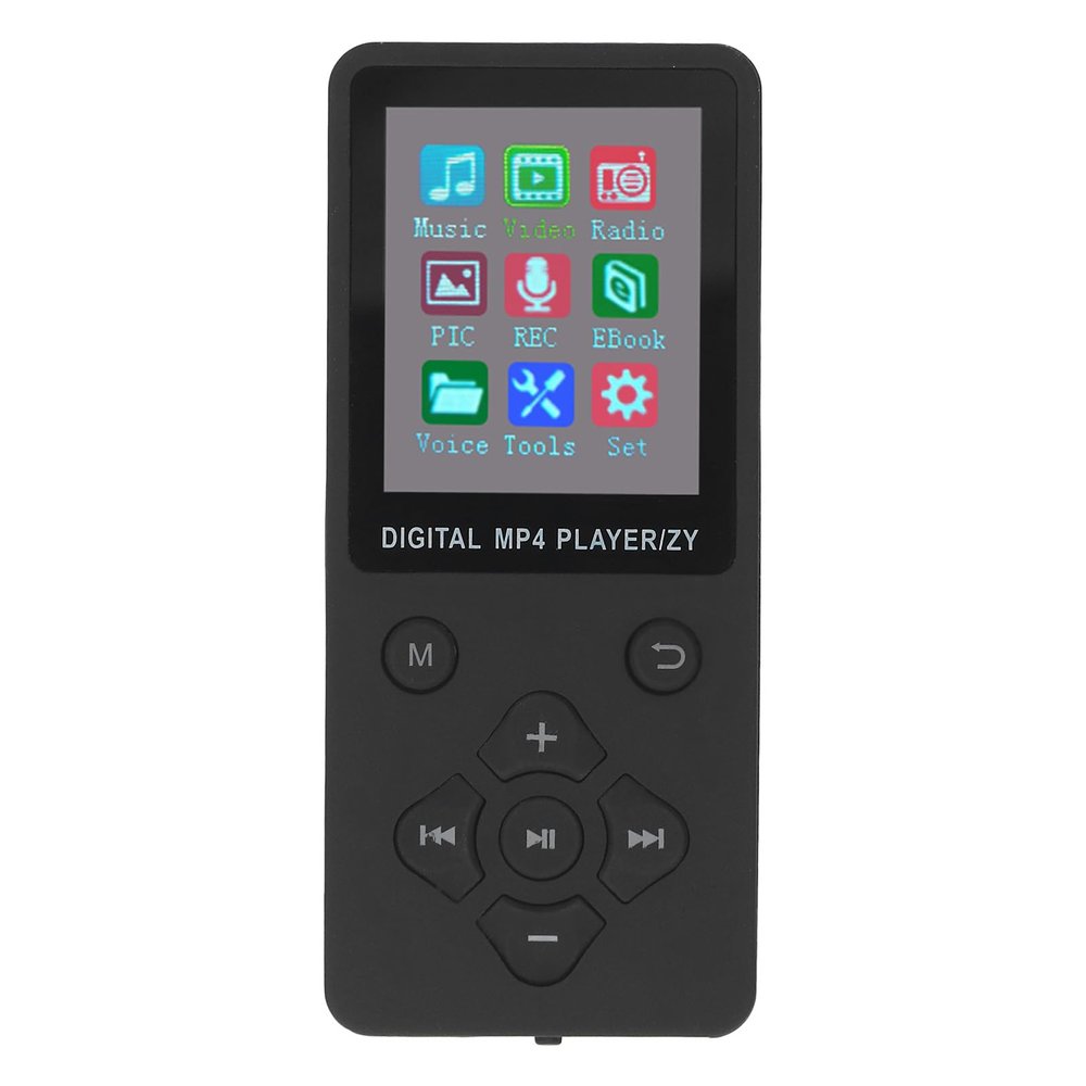 32GB Music Player,Mp3 & Mp4 Player with Bluetooth 5.0 and 1.8 Color Screen Digital Audio Players,HiFi Sound Music Player,Premium Audio Experience for Music Enthusiasts (Black)