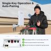 Wireless Bridge, 3KM 5.8G Point to Point Outdoor CPE, Long Range WiFi Bridges for PtP/PtMP +Adalov Outdoor Wi-Fi Access Point with Bracket Mount, 1200Mbps Long Range WiFi Extender, Dual Band view 2