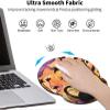 Mouse Pad with Wrist Support Gel, Ergonomic Mouse Pad with Comfortable Wrist Rest, Gaming Mousepad Non-Slip PU Base for Laptop Office Easy Typing & Pain Relief,Black Cat Bat view 4