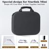 Case for Starlink, Case for Starlink Mini,Shockproof, Water-Resistant, and Dustproof Storage with Customizable Interior(Gray) (Black) view 2