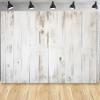 10x10ft Vintage White Wood Backdrops for Photography Wooden Rustic Old Wood Texture Board Retro Grunge Plank Wallpaper Newborn Baby Shower Birthday Party Photo Studio Props Photoshoot Background view 1