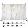 10x10ft Vintage White Wood Backdrops for Photography Wooden Rustic Old Wood Texture Board Retro Grunge Plank Wallpaper Newborn Baby Shower Birthday Party Photo Studio Props Photoshoot Background view 2
