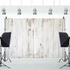 10x10ft Vintage White Wood Backdrops for Photography Wooden Rustic Old Wood Texture Board Retro Grunge Plank Wallpaper Newborn Baby Shower Birthday Party Photo Studio Props Photoshoot Background view 3